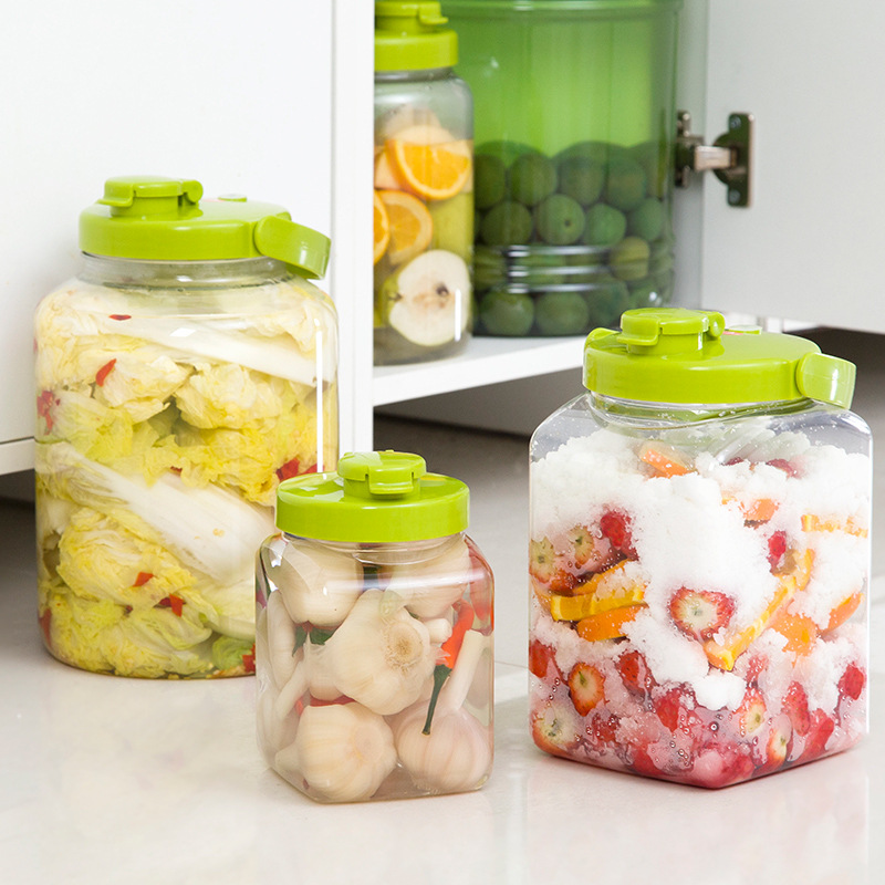 日本进口家用水果酵素桶塑料密封米酒发酵桶自动排气酿酒瓶密封罐