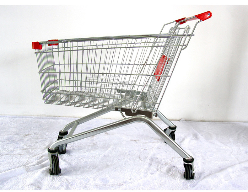 超市商场购物车人字形理货车成人家用手推车超市手推车小推车