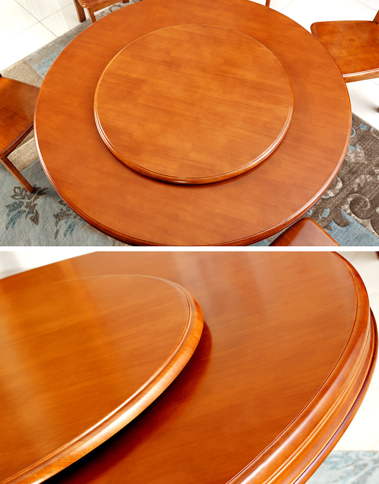 3米1.5米实木圆桌子