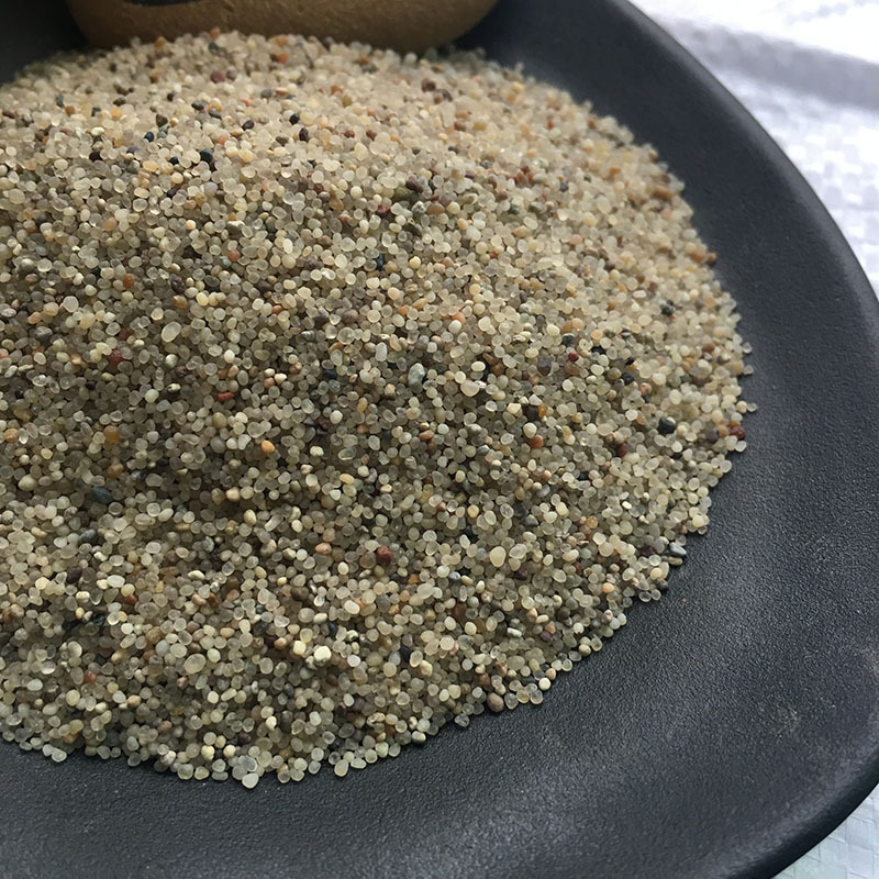 现货供应圆粒海砂儿童娱乐水洗砂沙滩砂沙疗砂水族缸造景底砂现货批发