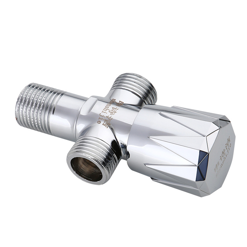 多功能角阀铜角阀 冷热水止水阀角阀 一进二出角阀