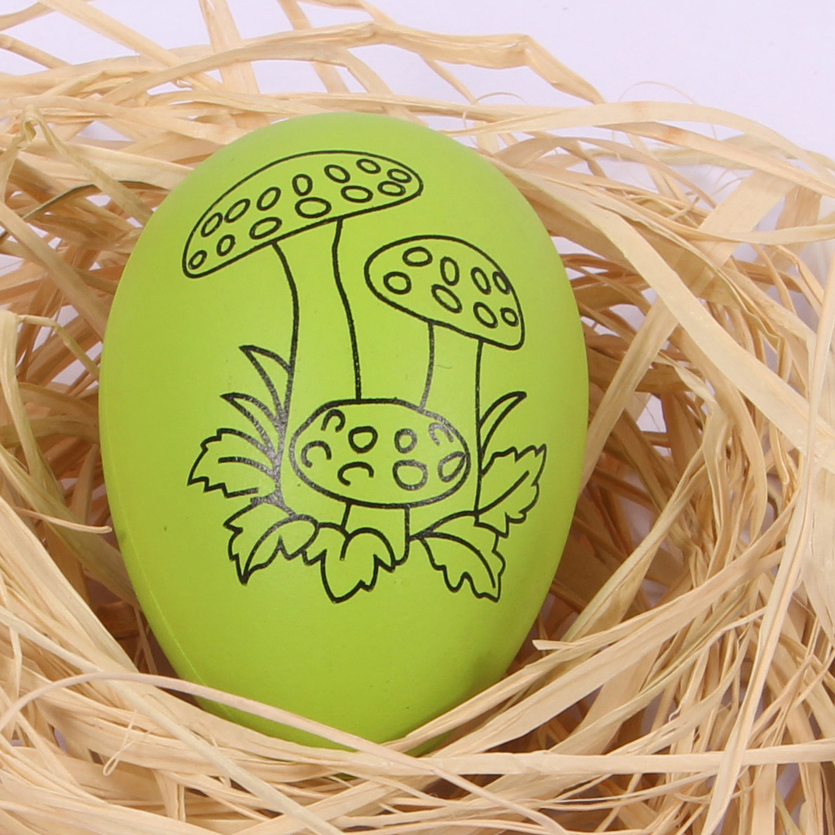 彩绘diy塑料彩蛋儿童手工复活节仿真鸡蛋壳填色/ 6*4cm双面印刷