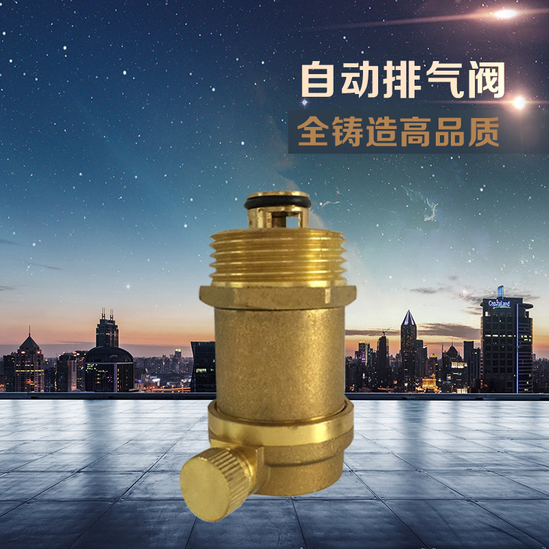 厂家销售 黄铜自动排气阀 放风 暖气 太阳能专用 快速排气阀