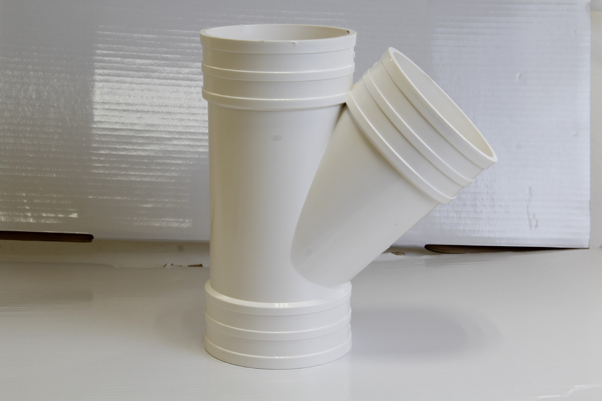 pvc斜三通厂家 pvc-u异径斜三通 pvc异径三通批发 pvc三通管件