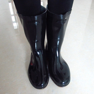 雨鞋 厂家热销经典男女高筒防滑防水雨靴 家用耐磨农用水鞋批发