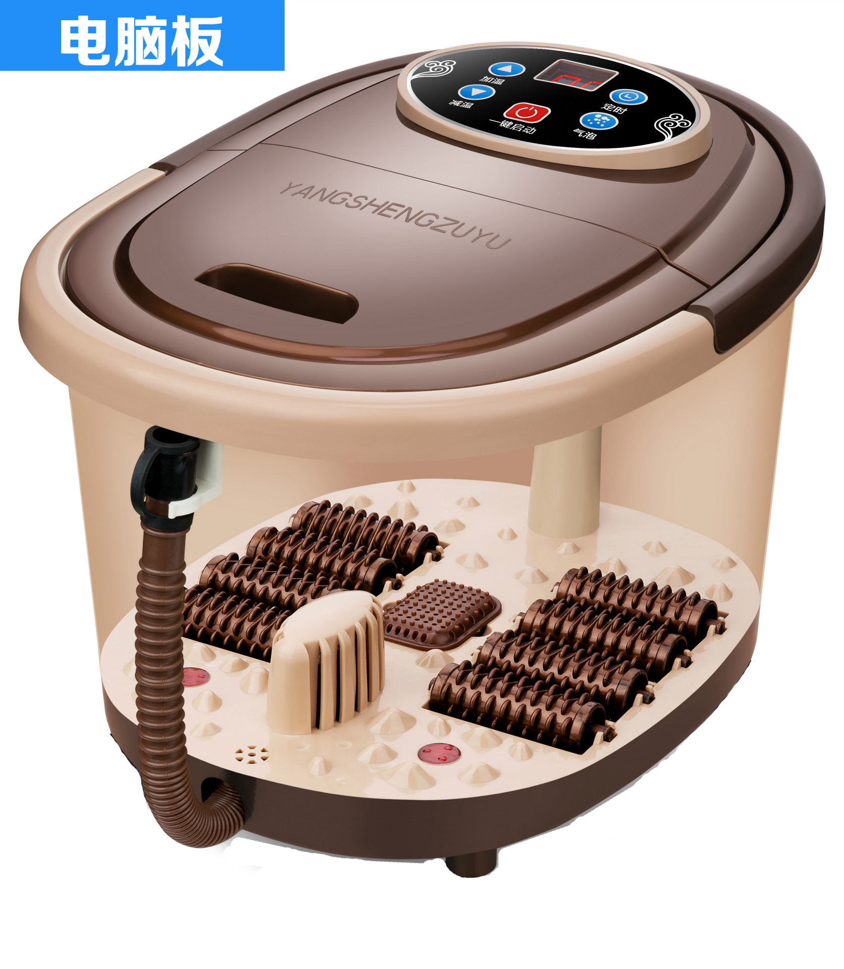 全自动足浴盆加热恒温洗脚盆足疗按摩电动泡脚机深桶足浴器家用