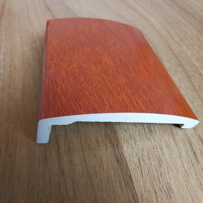 包覆实心7公分圆弧门套线pvc发泡装饰线条木塑门边线环保定制批发