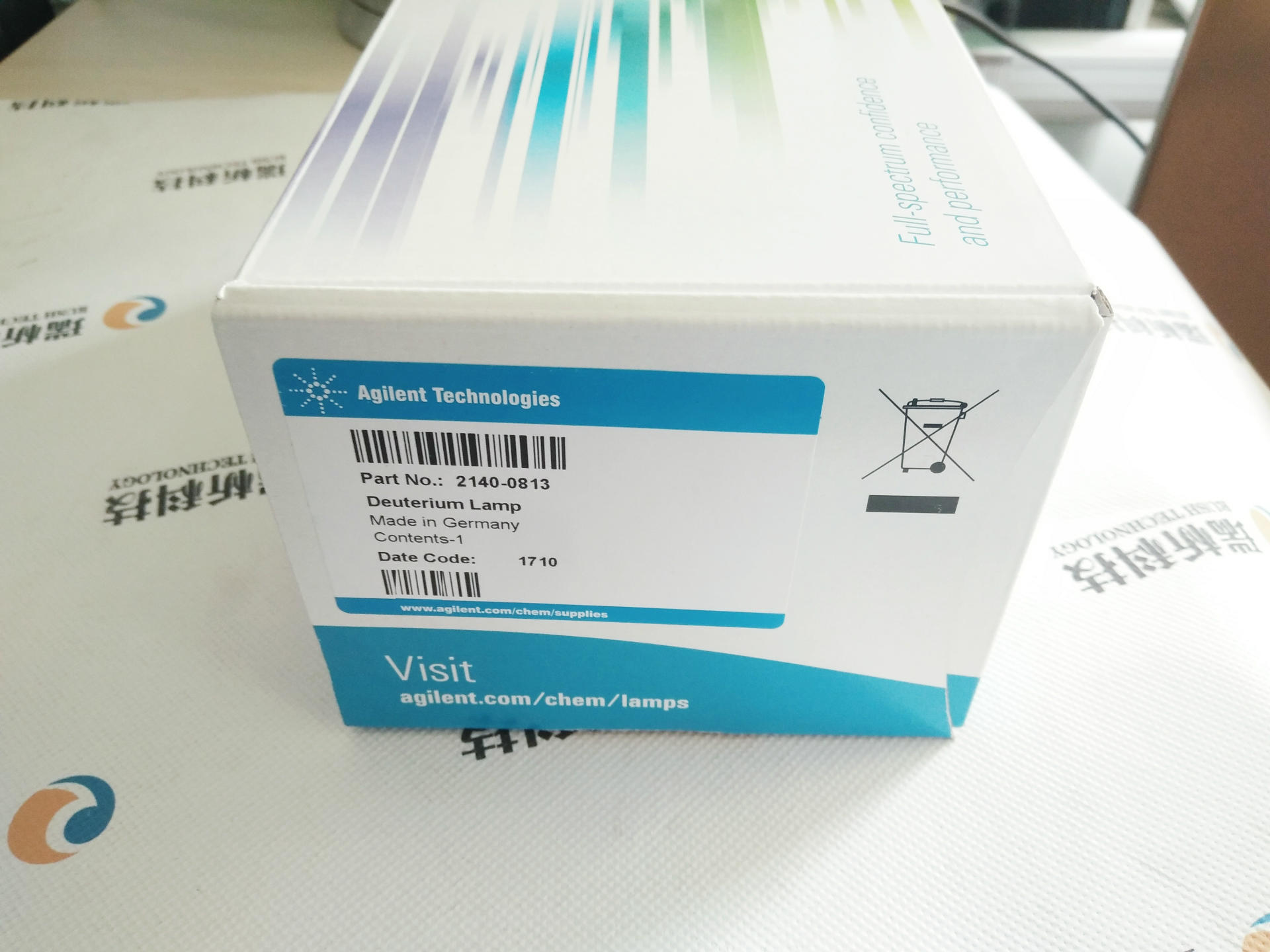 安捷伦2140-0813氘灯,长寿命, 二极管阵列检测器