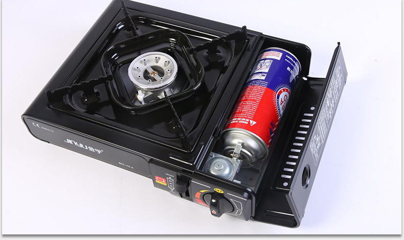 户外便携式丁烷气炉 防风火锅烤肉炉具 卡式炉多档控温一体式气炉