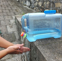 户外饮用纯净水桶PC食品级桶装矿泉水桶塑料储水箱车载家用储水桶