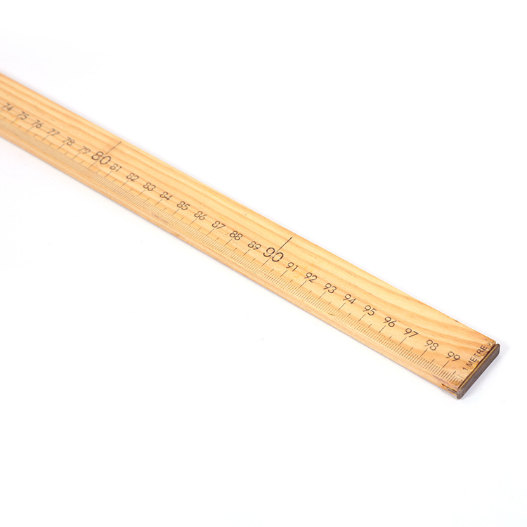 铜头木米尺直尺服装量衣尺量布尺2头为铜制