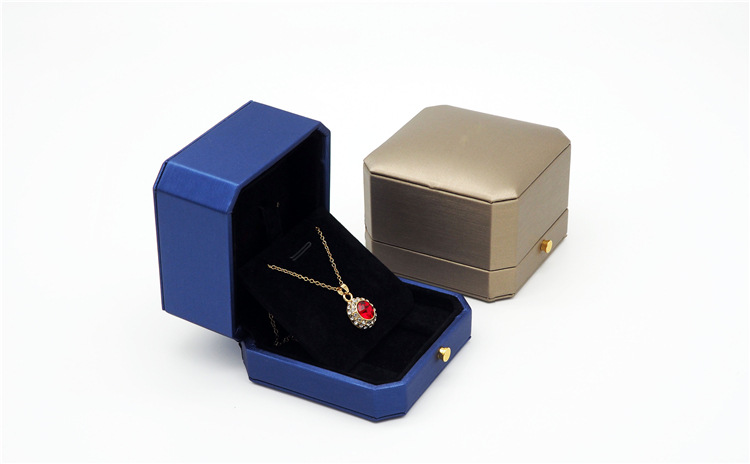 镭射八角小吊坠盒首饰盒珠宝盒饰品包装盒