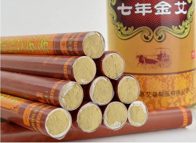 出口医乐嘉七年金艾黄金艾条 艾灸艾柱艾条厂家批发