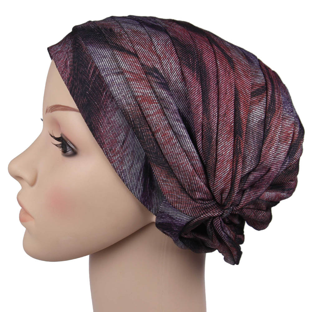 2017年新款穆斯林百褶牛仔布小帽/回族小帽打底帽/透气时尚