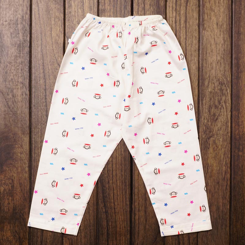儿童睡裤男女童夏季薄空调防蚊纯棉宝宝家居服童装睡裤