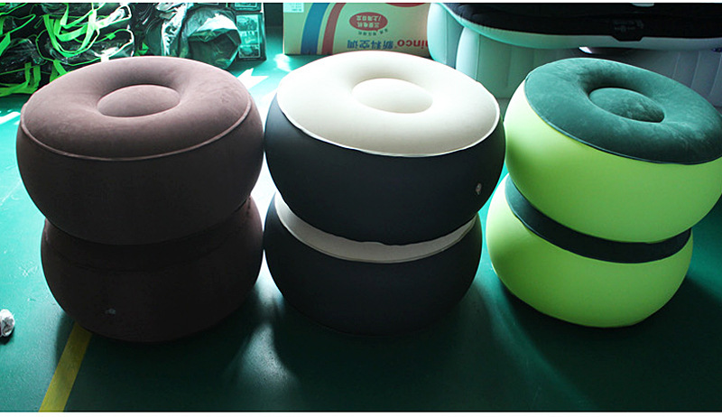 自驾游户外6p环保抗寒充气凳 户外充气椅子 可吸 防止移动