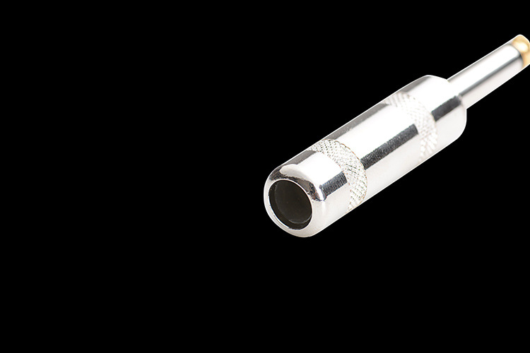 35mm大两芯6.5mm音频焊接头大二芯单声道调音台话筒音箱插头