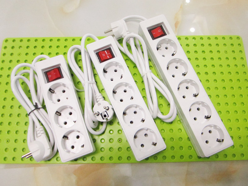 German Power Strip European Standard Power Strip German Standard Patch Board European Plug Board European Standard Power Strip South Korea/Germany