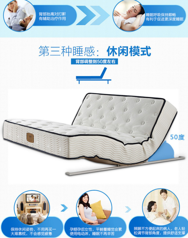 斯联智能电动床垫,解锁你所有床上姿势