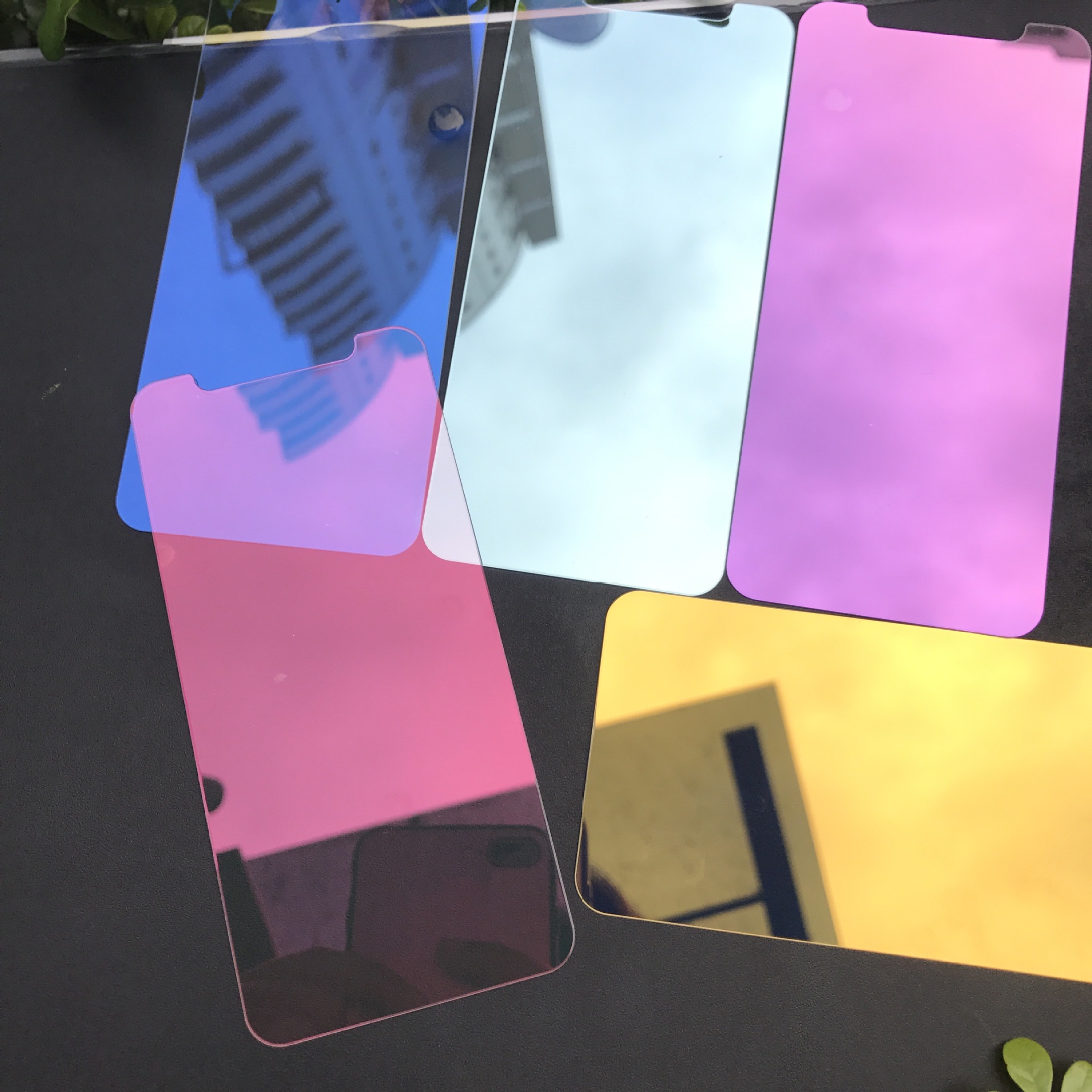 苹果xr全屏镜子膜iphonexs6.5炫彩镜子膜彩色膜iphone xsmax 6.