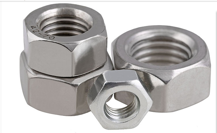 304不锈钢反牙六角螺母左旋左牙倒牙反丝反扣反转螺丝帽m3m5m6m24