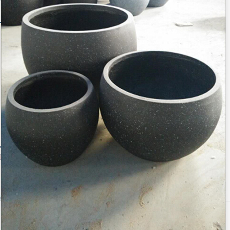 简约种植花盆外贸出口 室内外阳台大小菱镁水泥花钵 客厅透气装饰