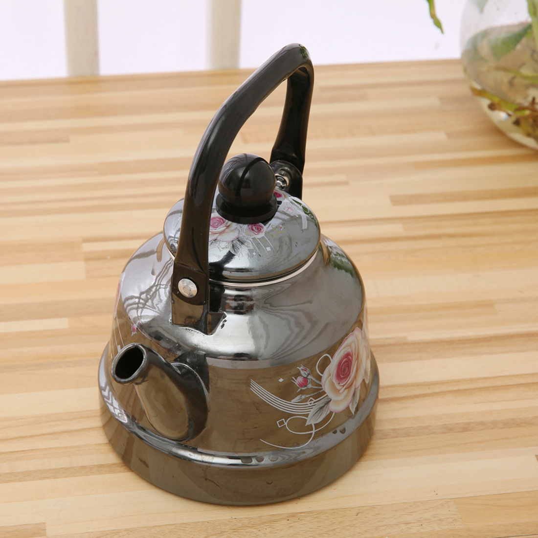 搪瓷壶现货批发 镜面釉古钟壶 环保搪瓷烧水壶 珐琅壶 出口-阿里巴巴