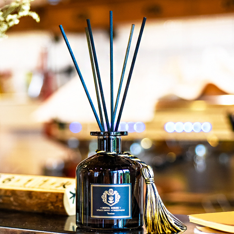 菓凯 酒店藤条无火香薰精油套装200毫升家用室内香薰摆件厕所香薰