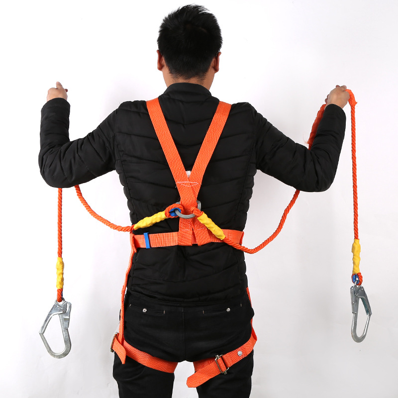 现货双钩安全带 建筑施工安全带 全身式防护带 安全带现货-阿里巴巴