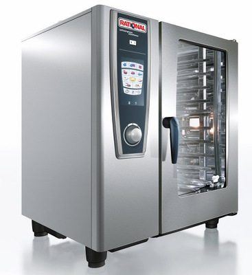 德国rational 乐信多功能蒸烤箱scc201 膳酷盛20盘电力蒸烤箱