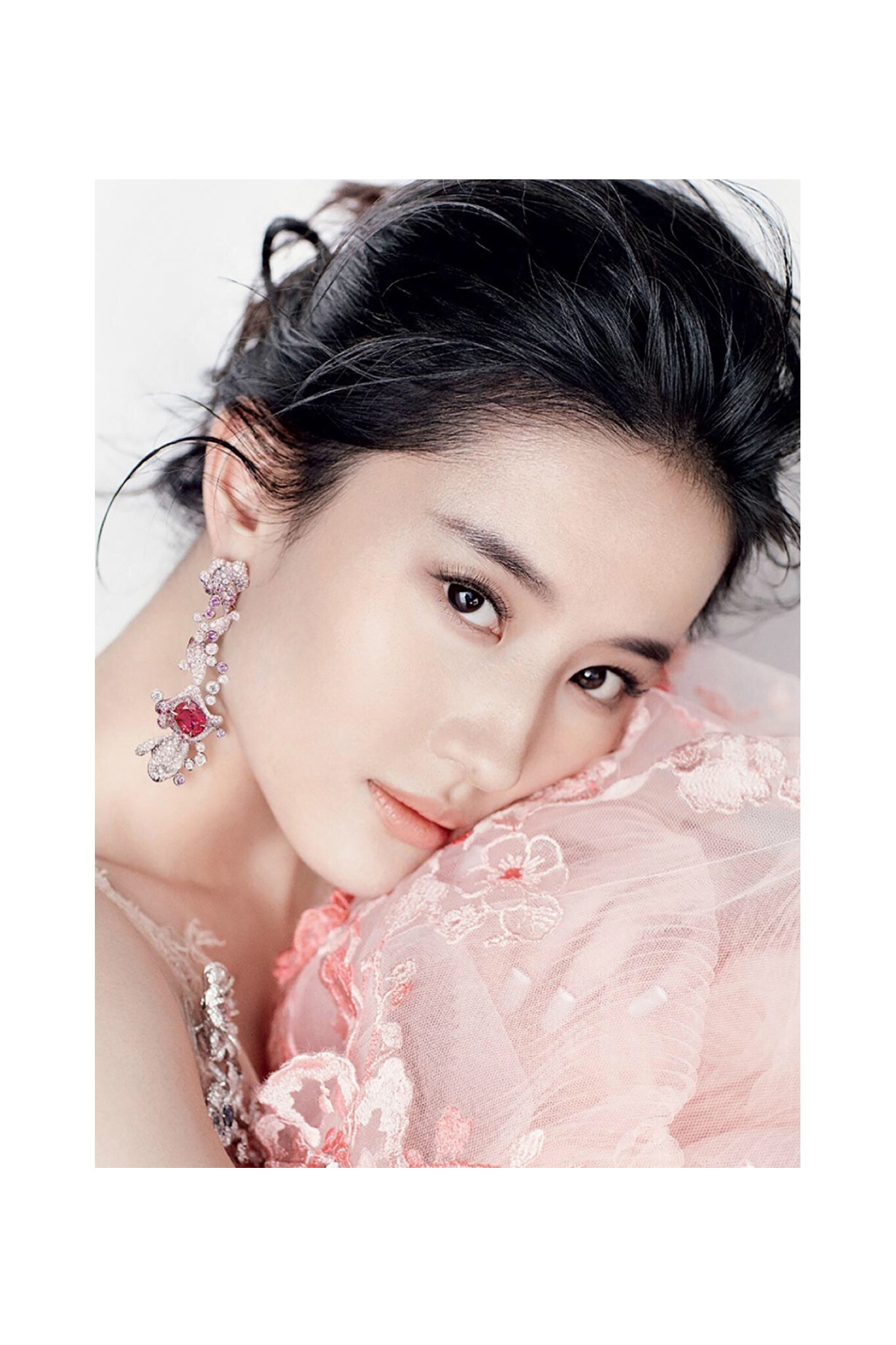 刘亦菲水晶卡贴 明星周边精美纪念手机贴公交卡饭卡