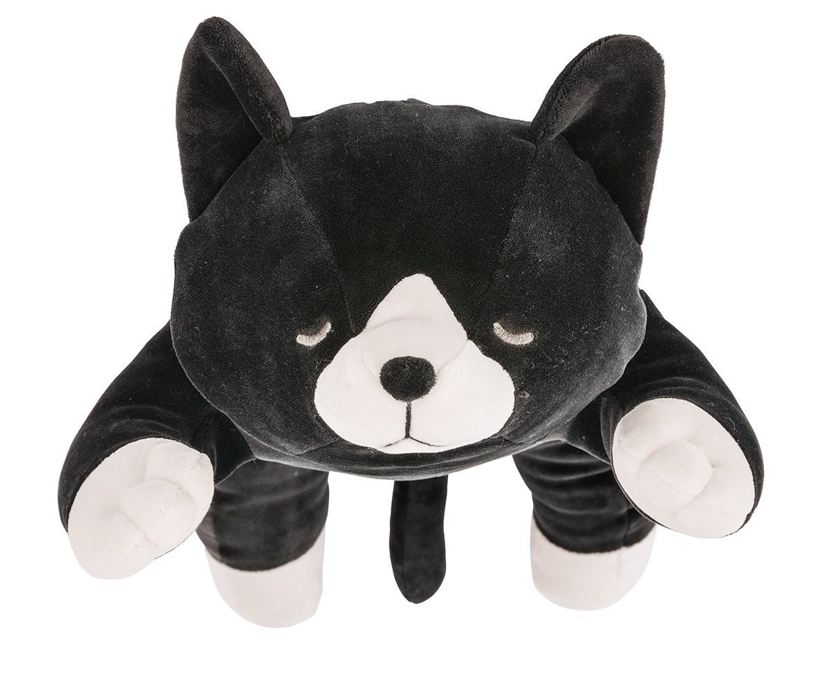 弹力柔软舒适黑猫抱枕汽车午睡枕儿童生日礼物厂家定制