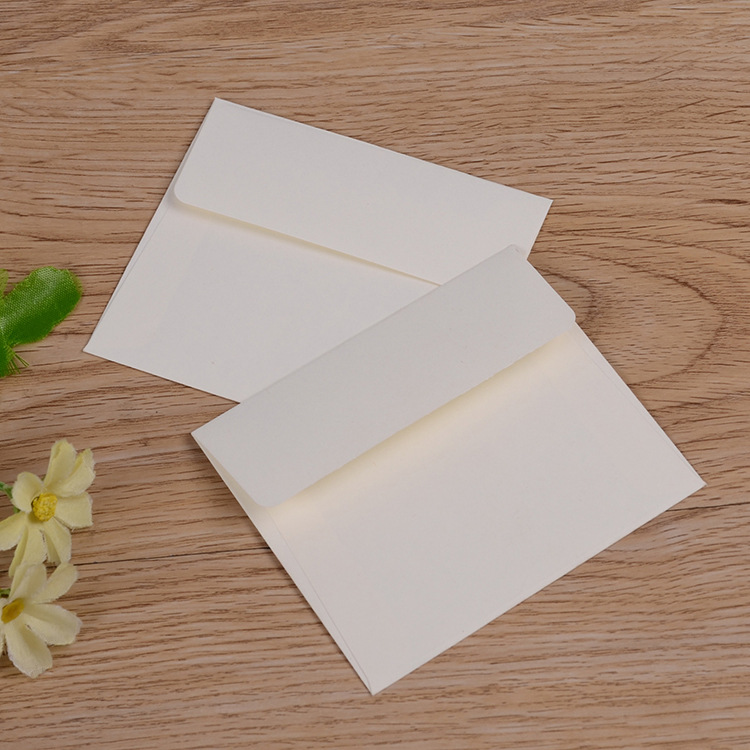 厂家热销b6纯白信封 邀请函西式酒店信封卡套 信纸定做小信封定制