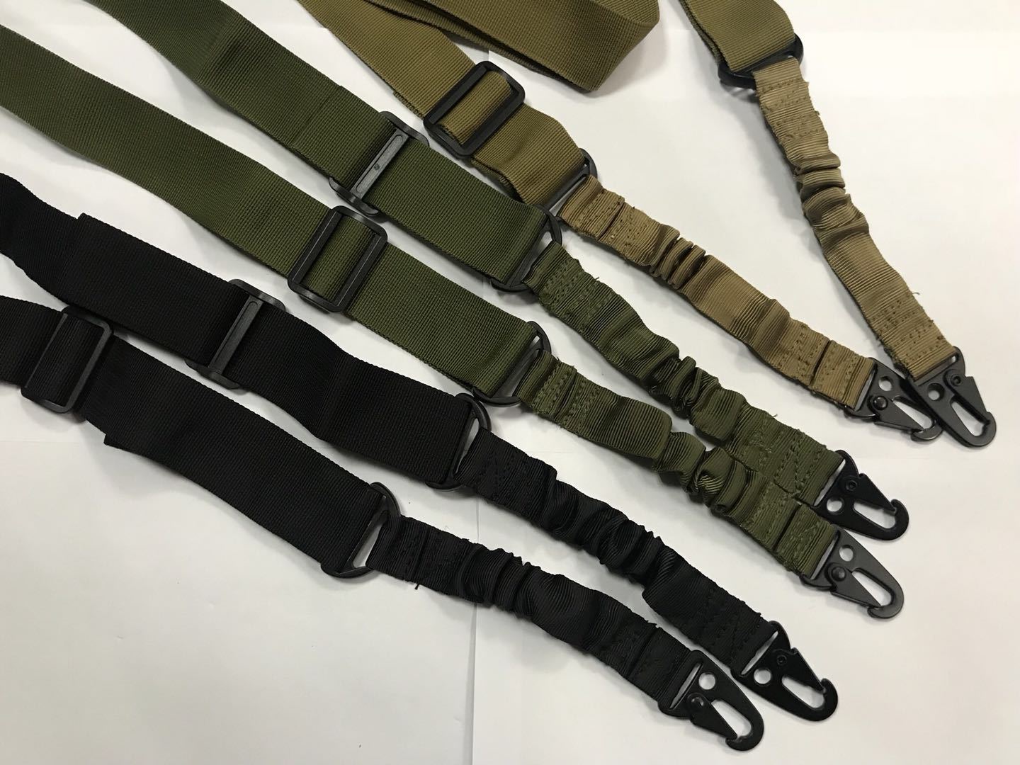 特价清仓多功能战术挂带吊带双点任务绳狗绳松紧带双点带