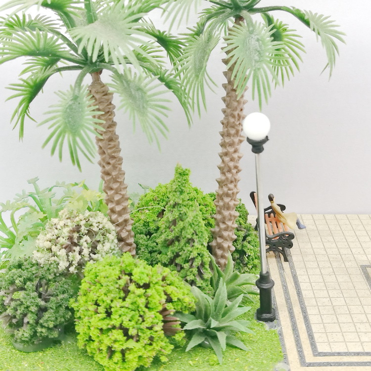 苔藓微景观摆件 建筑庭院路灯 沙盘模型材料配灯 精品a型/11号