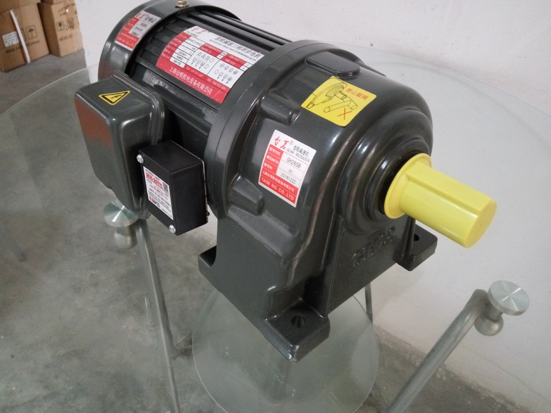 台湾台茗小型齿轮减速机物流分栋线专用小型齿轮减速机