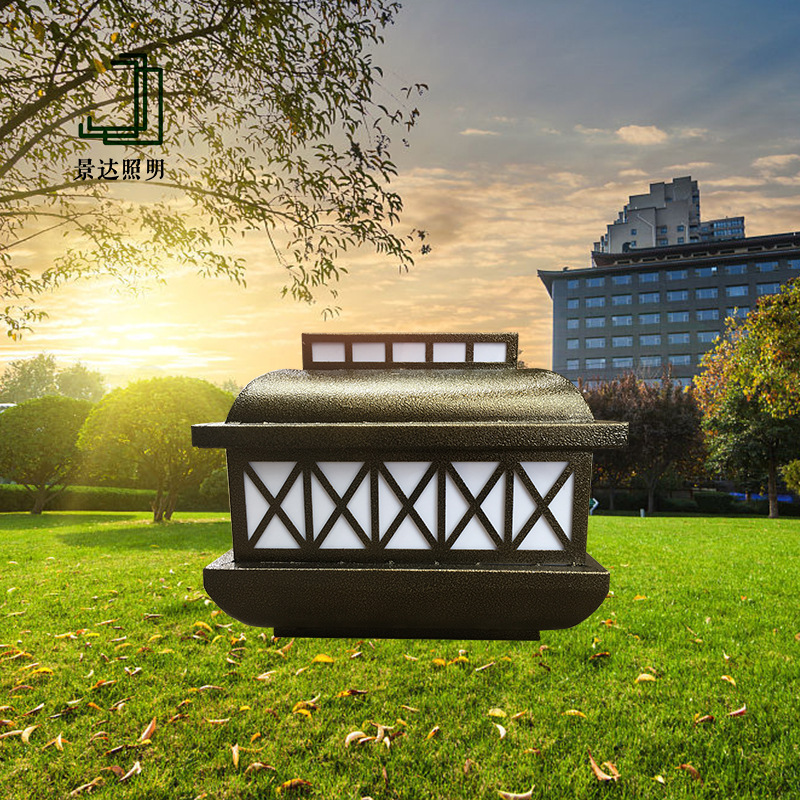 厂家定制led柱头围墙灯别墅庭院大门花园灯柱防水景观灯