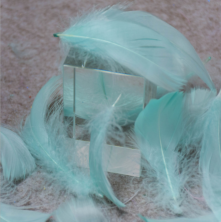 厂家直批 diy羽毛彩色羽毛弯弯羽毛鹅毛饰品配件手工羽毛