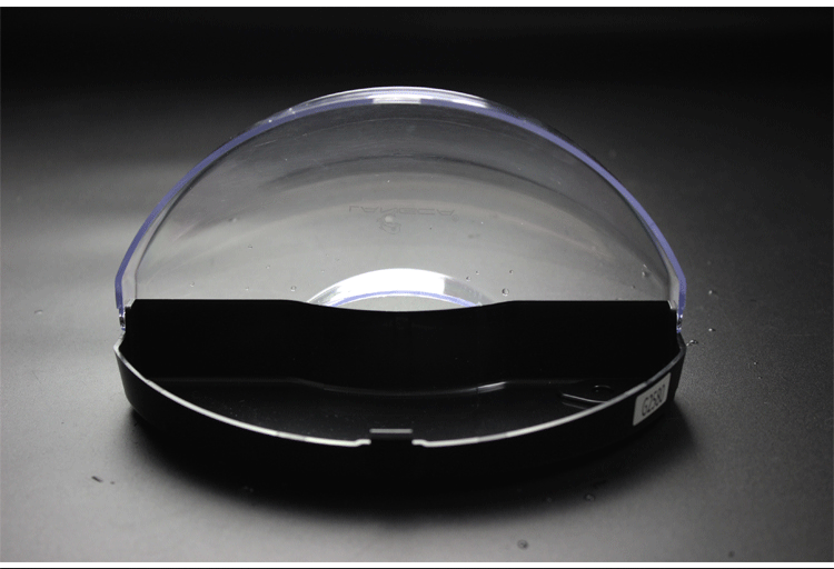 mystyl迈斯特 泳镜透明塑料镜盒 泳镜盒 塑料盒 包装盒 半月型款