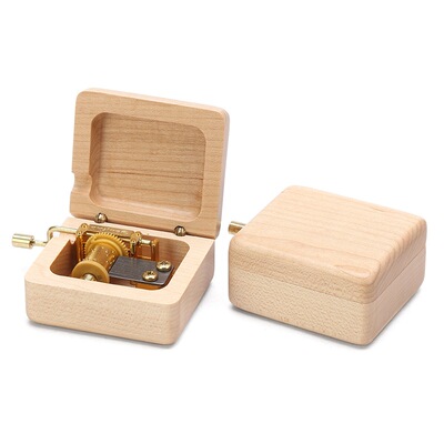 圣诞节礼物_be手摇音乐盒八音盒天空之城圣诞节礼物女生送女友平安夜