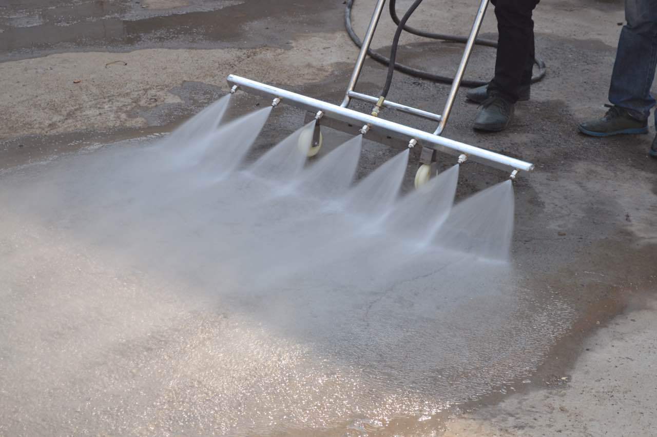 建筑楼房墙面拉毛机拉毛设备混凝土墙面高压冲毛机公路路面冲毛机