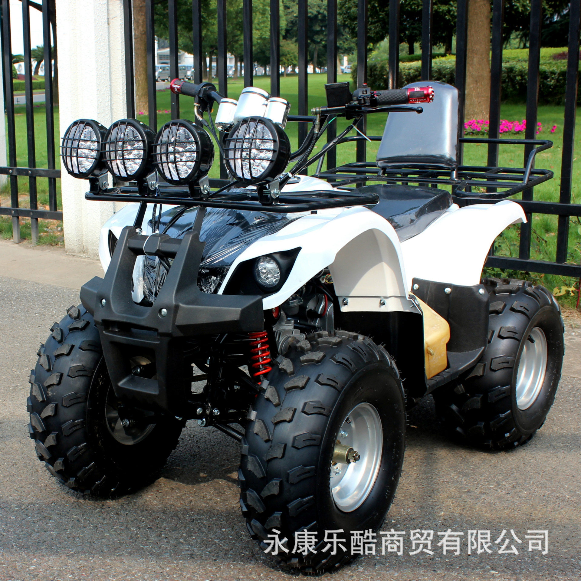 全新atv越野山地四轮摩托车 小公牛沙滩车125cc轴传动 成人雪地车