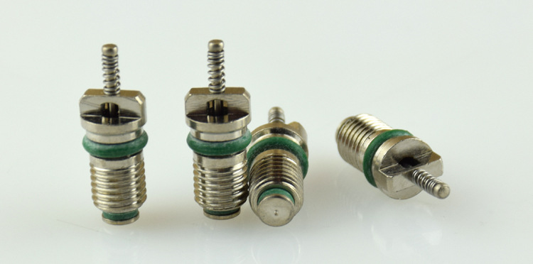 本厂空调气门芯种类齐全,有家用空调气门芯及汽车空调气门芯几十种