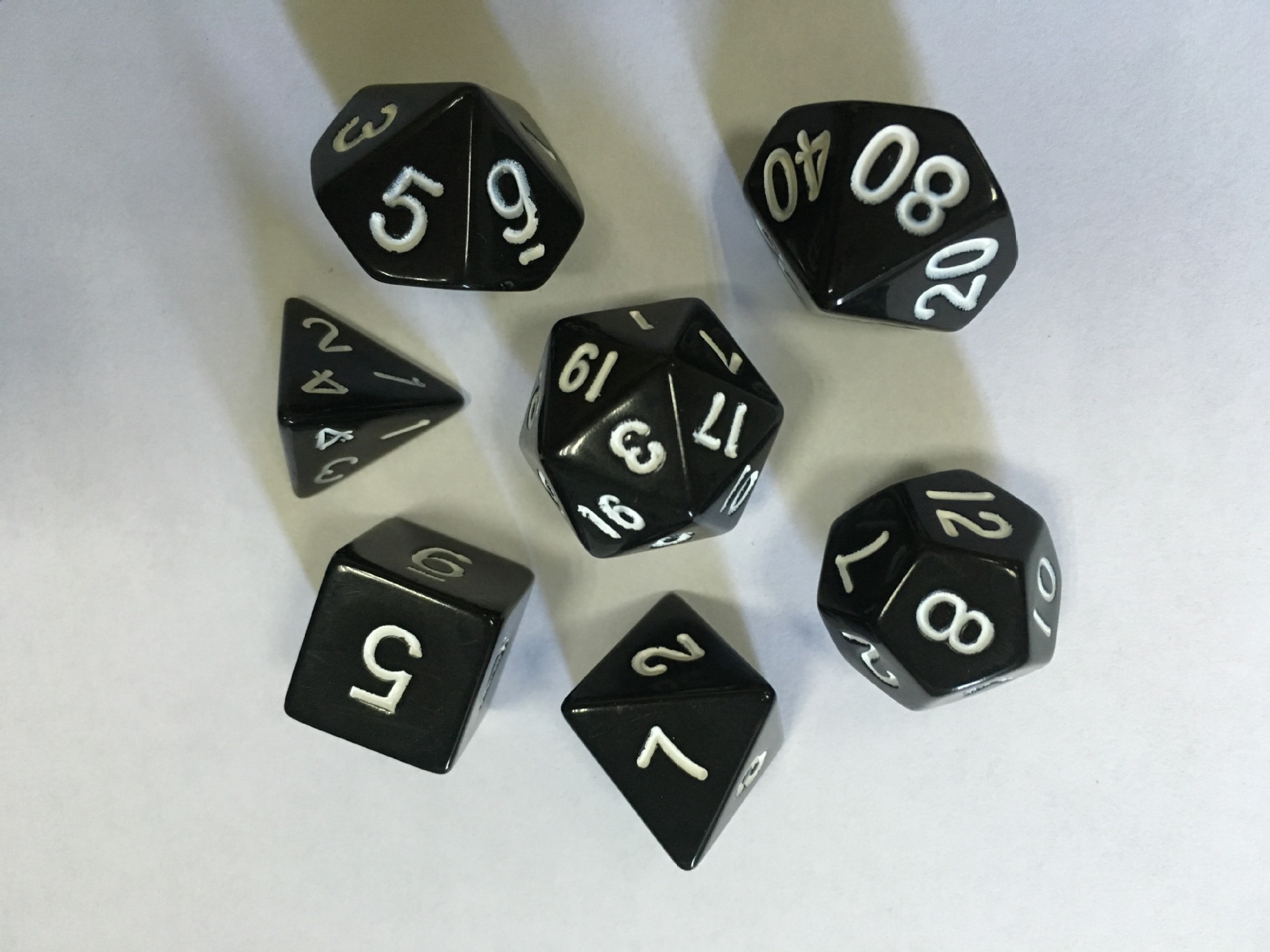 龙与地下城dnd开天辟地魔兽桌游7粒实色色子骰子