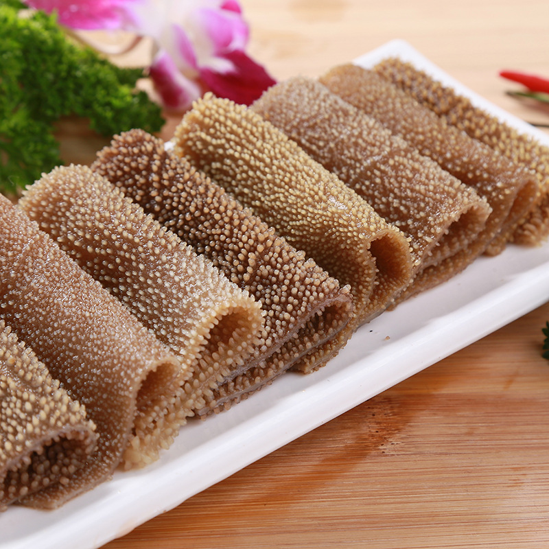 冷冻水发水牛毛肚 免处理净叶片脆嫩大刀毛肚 成都火锅食材批发