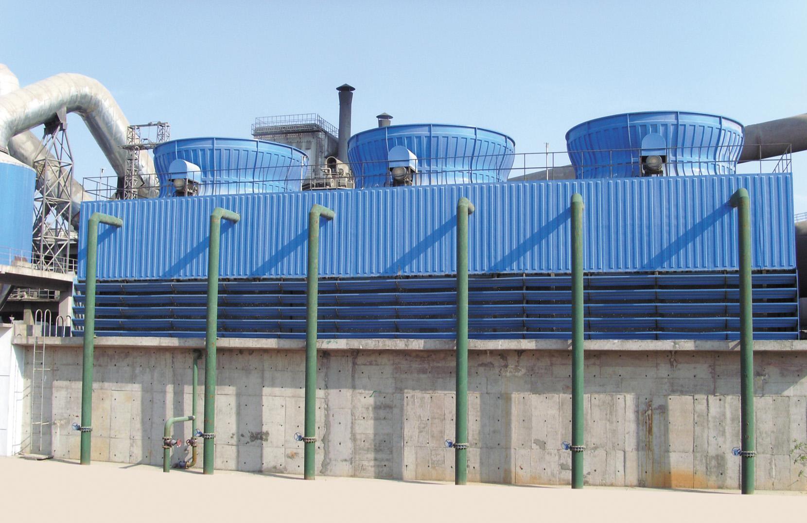 圆形10t/20吨/30t凉水塔 方形横流式封闭式冷却塔 15吨小型降温塔