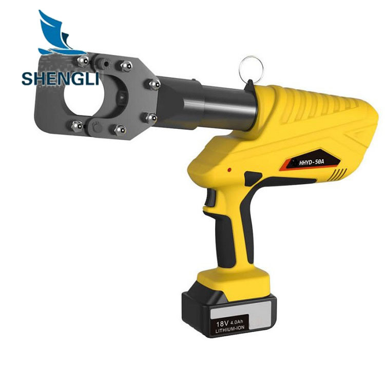 供应充电式液压电缆切刀 hhyd-50a电动液压切刀 便携式液压剪批发