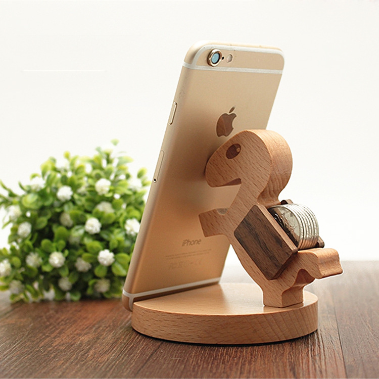 木质大象手机座 手机支架 桌面懒人支架 手机支架 手机支架