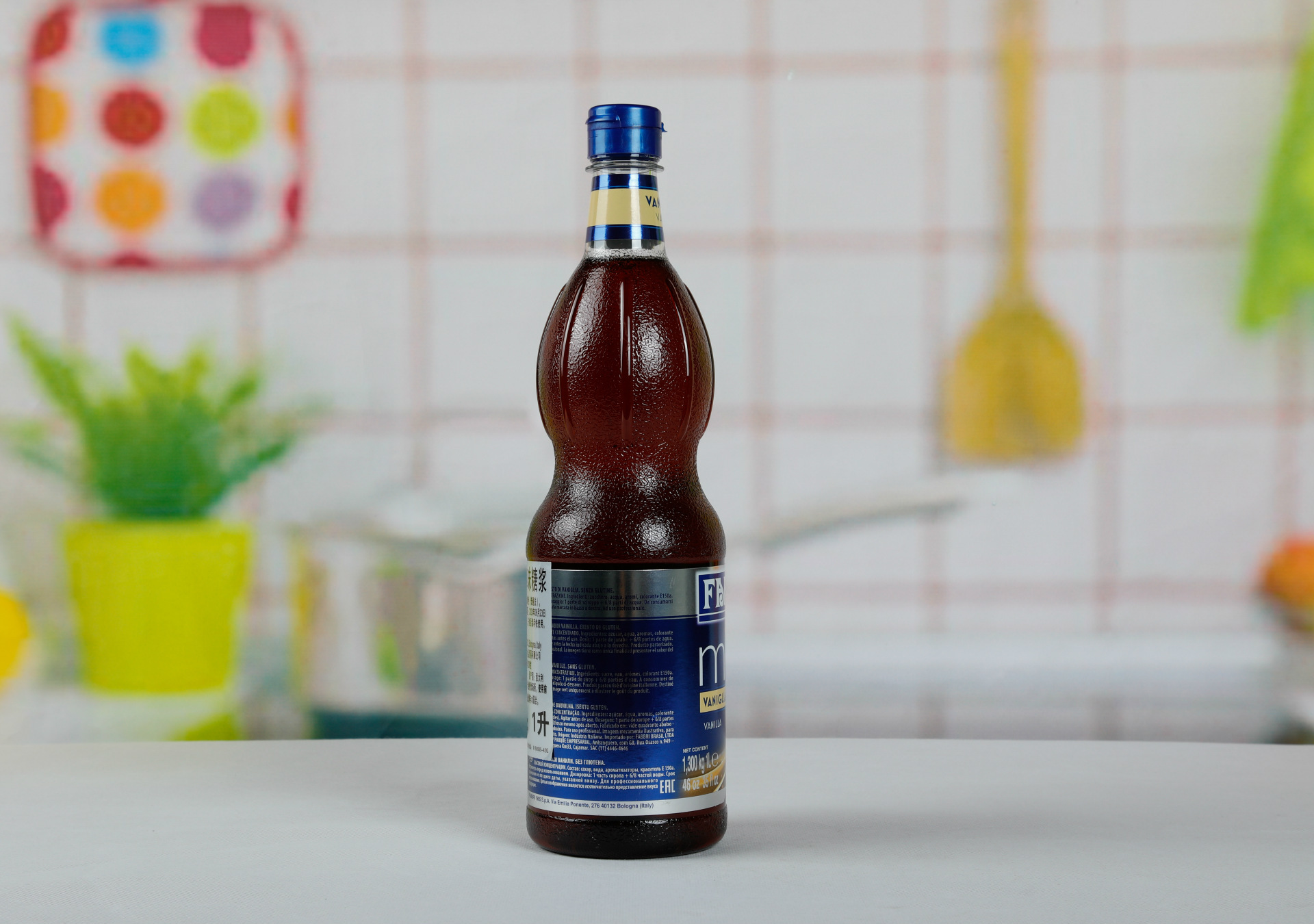 法布芮fabbri 香草味糖浆 意大利原装进口 气泡鸡尾酒调用1l