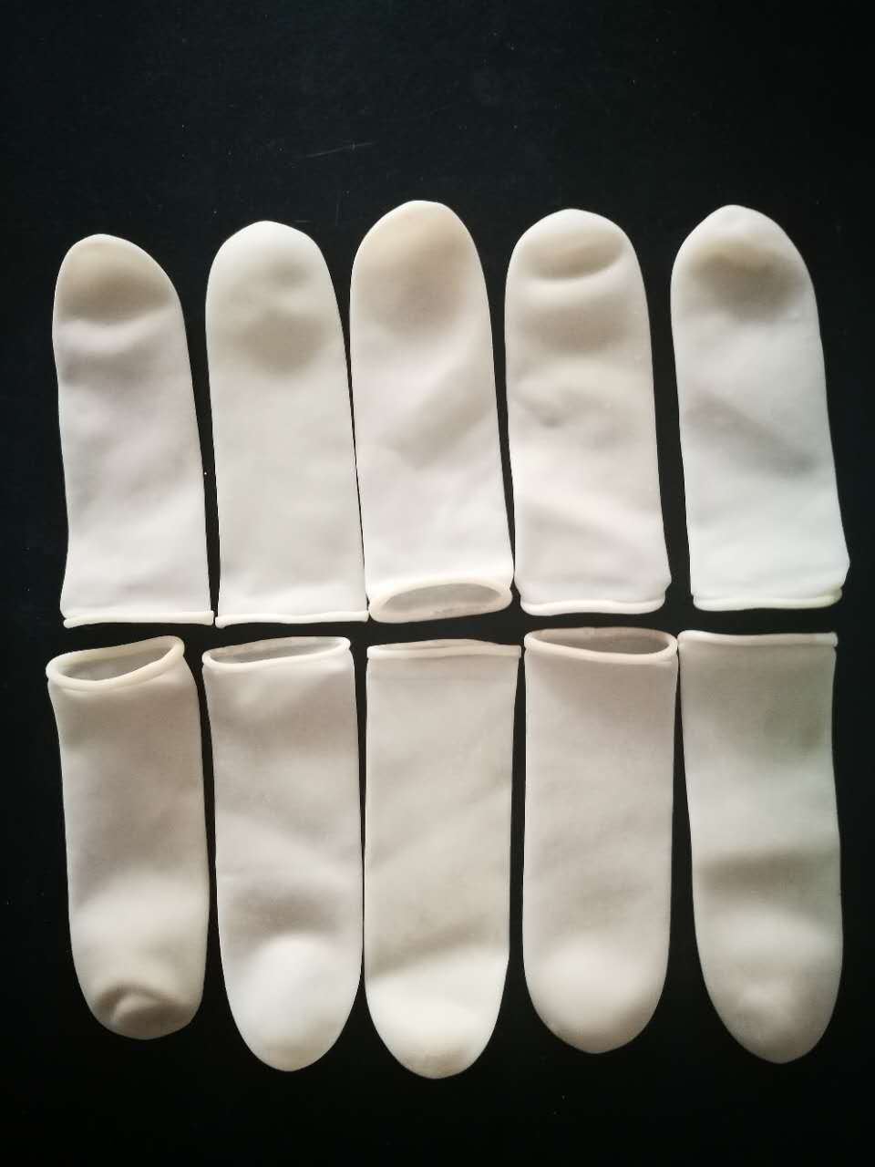 指套一次性防静电医用指套 米黄乳胶牙套无尘防滑防护指套批发